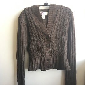 Brown Hooded Sweater